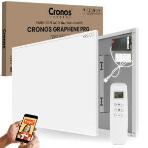 Promiennik podczerwieni Cronos Grafen PRO CGP-300TWP 300W z WiFi i pilotem (WYPRZEDAŻ)