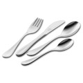 ZWILLING Filou 4 pcs. children's set Zestaw sztućców dla malucha Srebrny - 2477942