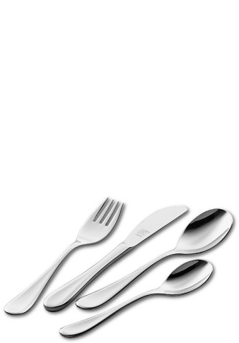 ZWILLING Filou 4 pcs. children's set Zestaw sztućców dla malucha Srebrny - 2477942