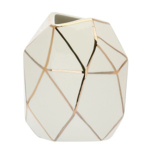 RITUALI DOMESTICI CUBISMO Porcelanowy wazon 11 x 12 cm