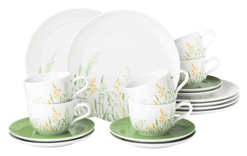 Serwis kawowy dla 6 osób SELTMANN MEADOW GRASSES GREEN - 2478101