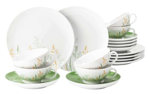 Serwis do herbaty dla 6 osób SELTMANN MEADOW GRASSES GREEN - 2478102