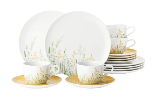 Serwis kawowy SELTMANN MEADOW GRASSES CURRY dla 6 osób - 2478118