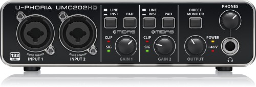 Behringer UMC202HD Interfejs do nagrywania audio - 2480728