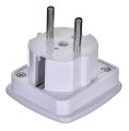 Adapter GEMBIRD A-AC-UKEU-001 (Angielski F - PL (10A) M; kolor biały) - 1452122