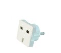 Adapter GEMBIRD A-AC-UKEU-001 (Angielski F - PL (10A) M; kolor biały) - 1734426