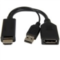 I/O ADAPTER HDMI TO DP/BLACK A-HDMIM-DPF-01 GEMBIRD - 2054028