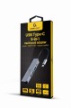 GEMBIRD MULTI ADAPTER USB TYP-C 5W1 (HUB + HDMI + PD + DŹWIĘK STEREO) SREBRNY - 2480810