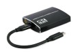Gembird A-CM-HDMIF2-01 Adapter USB-C na dual HDMI, 4K 60Hz, czarny - 1435353