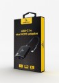 Gembird A-CM-HDMIF2-01 Adapter USB-C na dual HDMI, 4K 60Hz, czarny - 2399976