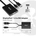 CLUB3D cac-1010 Displayport/usb DVI-I Daul link Czarny, Biały - 1037739