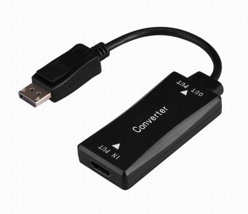 GEMBIRD KABEL AKTYWNY KONWERTER SYGNAŁU HDMI 4K NA DISPLAYPORT 15CM, CZARNY - 2471158