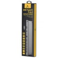GEMBIRD MULTI ADAPTER TYP-C 11W1 (HUB USB + HDMI + VGA + PD + CZYTNIK KART + LAN + AUDIO 3,5 MM), SZARY - 1690399