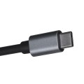 GEMBIRD MULTI ADAPTER TYP-C 11W1 (HUB USB + HDMI + VGA + PD + CZYTNIK KART + LAN + AUDIO 3,5 MM), SZARY - 1690397