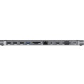 GEMBIRD MULTI ADAPTER TYP-C 11W1 (HUB USB + HDMI + VGA + PD + CZYTNIK KART + LAN + AUDIO 3,5 MM), SZARY - 1690394