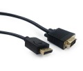 Kabel GEMBIRD CCP-DPM-VGAM-6 (D-Sub (VGA) M - DisplayPort M; 1,8m; kolor czarny) - 738800