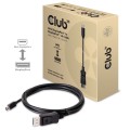 CLUB 3D Mini DisplayPort to DisplayPort 1.4 HBR3 8K60Hz Kabel, 2 M - 1038246