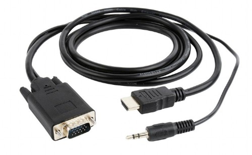Kabel GEMBIRD CC-DP-HDMI-5M (HDMI M - DisplayPort M; 5m; kolor czarny) - 1465795
