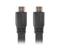 Kabel Lanberg CA-HDMI-21CU-0010-BK (HDMI M - HDMI M; 1m; kolor czarny) - 738893