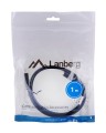 Kabel Lanberg CA-HDMI-21CU-0010-BK (HDMI M - HDMI M; 1m; kolor czarny) - 2480879