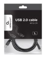 Kabel GEMBIRD CCP-USB2-AMCM-1M (USB 2.0 M - USB typu C M; 1m; kolor czarny) - 2480895