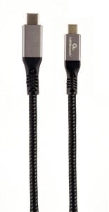 GEMBIRD KABEL PREMIUM USB TYP-C, 3.2 GEN 2 POWER DELIVERY (PD), 20 GB/S, 100 W, 1.5 M