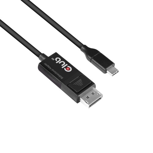 CLUB3D cac-1557 USB C Displayport 1.4 Czarny - 2247403
