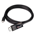 CLUB3D cac-1557 USB C Displayport 1.4 Czarny - 1038920