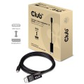 CLUB3D cac-1557 USB C Displayport 1.4 Czarny - 2480909
