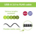 Kabel sieciowy USB-A na Gigabit Ethernet RJ45 1m Techly ICOC U3A-RJ45-010 - 2480942