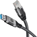 Kabel sieciowy USB-A na Gigabit Ethernet RJ45 1m Techly ICOC U3A-RJ45-010 - 2480941