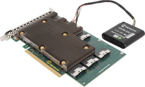 Microchip Technology SmartRAID 3258Up-32i/e kontroler RAID PCI Express x16 4.0 24 Gbit/s - 2480949