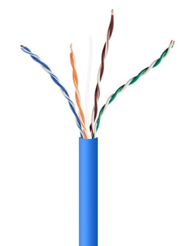GEMBIRD UTP KABEL DRUT KAT 5E CCA 305M NIEBIESKI AWG24 - 2480980