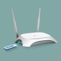 TP-Link TL-MR3420 router bezprzewodowy Fast Ethernet Jedna częstotliwości (2,4 GHz) Czarny, Biały - 2248002
