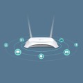 TP-Link TL-MR3420 router bezprzewodowy Fast Ethernet Jedna częstotliwości (2,4 GHz) Czarny, Biały - 2481070