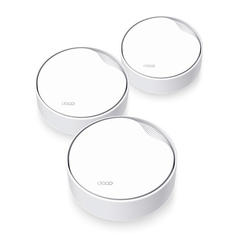 TP-Link DECO X50-PoE(3-PACK) Dual-band (2.4 GHz/5 GHz) Wi-Fi 6 (802.11ax) Biały Wewnętrzne - 2481092