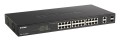 D-Link DGS-1100-26MPV2 łącza sieciowe Zarządzany L2 Gigabit Ethernet (10/100/1000) Obsługa PoE Czarny - 2481101