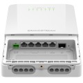 Grandstream Networks GWN7710R łącza sieciowe Zarządzany L2 Gigabit Ethernet (10/100/1000) Obsługa PoE Biały - 2368146