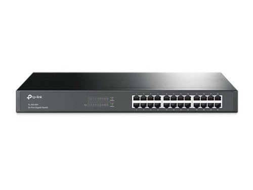 TP-Link TL-SG1024 Nie zarządzany Gigabit Ethernet (10/100/1000) 1U Czarny - 2481103