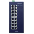 PLANET IGS-1600T łącza sieciowe Nie zarządzany L2 Gigabit Ethernet (10/100/1000) Niebieski - 1042993