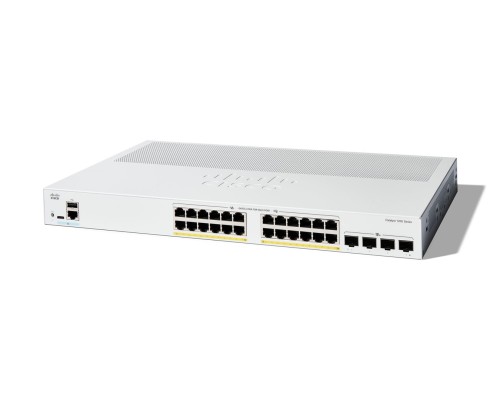 Cisco C1200-24P-4X łącza sieciowe Zarządzany L2/L3 Gigabit Ethernet (10/100/1000) Biały - 2481109