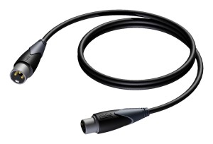 PROCAB KABEL MĘSKIE ZŁĄCZE XLR – ŻEŃSKIE ZŁĄCZE XLR ŻEŃSKIE, 10 M
