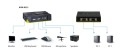 LevelOne KVM-0221 przełącznik KVM Czarny, Zielony - 2471840