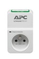 APC PM1WU2-FR ochrona przeciwprzepięciowa Biały 1 x gniazdo sieciowe 230 V - 2446360