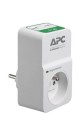 APC PM1WU2-FR ochrona przeciwprzepięciowa Biały 1 x gniazdo sieciowe 230 V - 2446359