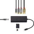 Lindy 43358 stacja dokująca Przewodowa USB 3.2 Gen 1 (3.1 Gen 1) Type-C Czarny - 2482344