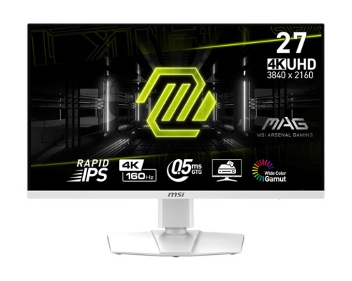 MSI MAG 274URFWDE monitor komputerowy 68,6 cm (27") 3840 x 2160 px 4K Ultra HD Biały - 2482443