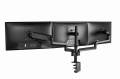 GEMBIRD BIURKOWE REGULOWANE RAMIĘ/UCHWYT NA 3 MONITORY 17-27, VESA 100X100MM, DO 7 KG - 1856012
