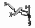 GEMBIRD BIURKOWE REGULOWANE RAMIĘ/UCHWYT NA 3 MONITORY 17-27, VESA 100X100MM, DO 7 KG - 1856001