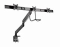GEMBIRD BIURKOWE REGULOWANE RAMIĘ/UCHWYT NA 3 MONITORY 17-27, VESA 100X100MM, DO 6 KG - 1736054